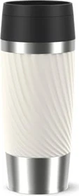 Emsa Travel Mug Classic Twist Isolierbecher 360ml cremeweiß