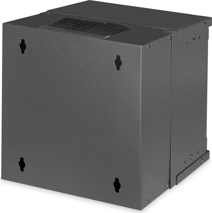 Digitus Professional SoHo Pro Line 10" Wandgehäuse 6HE, unmontiert, Sicherheitsglastür, IP20, RAL 9005, 300mm tief