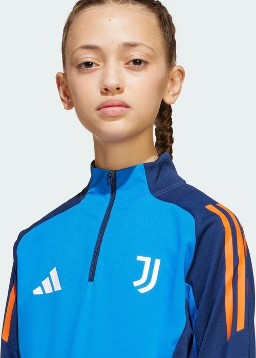 adidas Juventus Turin Tiro 24 Competition Funktionsshirt langarm blau (Junior)