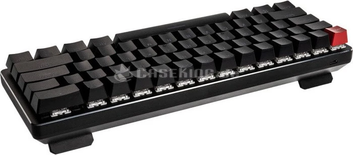Glorious GMMK Compact, ABS, schwarz/silber, Gateron BROWN, USB, US