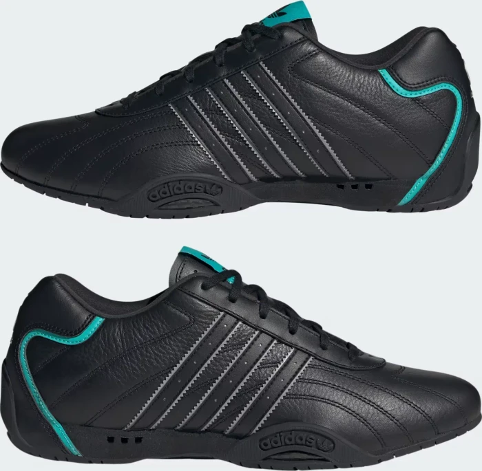 adidas Adiracer Lo Mercedes AMG Petronas F1 Team core black/semi mint rush