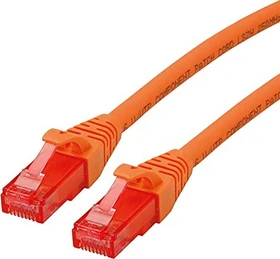 Roline / Secomp GHMT Patchkabel, Cat6, U/UTP, RJ-45/RJ-45, 1.5m, orange