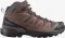 Salomon X Ultra 360 Leather Mid GTX peppercorn/cognac/hot coral (Damen) Vorschaubild