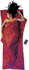 Cocoon TravelSheet Seide/Baumwolle Hüttenschlafsack monk's red