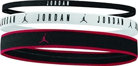 Nike Jordan elastische Stirnband schwarz/weiß (Damen)
