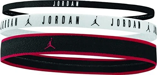 Nike Jordan elastische Stirnband schwarz/weiß (Damen)