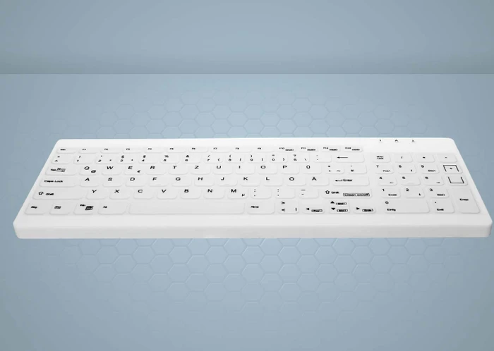 Contour Design Active Key AK-C7012 Medical Keyboard Compact, weiß, vollversiegelt, USB, FR