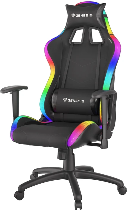 Genesis Trit 500 RGB Gamingstuhl, schwarz