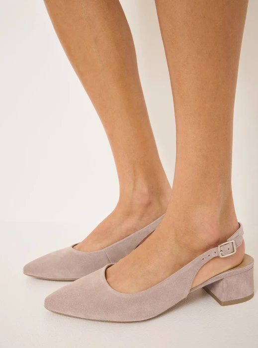 Tamaris Leder Slingpumps beige (Damen)