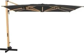 Doppler Alu Wood Ultra XL Sonnenschirm 400x300cm anthrazit