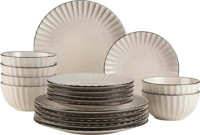 Mäser Osita Tafelservice beige, 18-tlg.