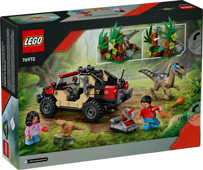 LEGO Jurassic World - Raptor: Verfolgungsjagd mit dem Geländewagen