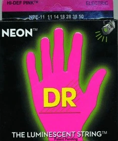 DR Strings Neon Pink Electric Medium