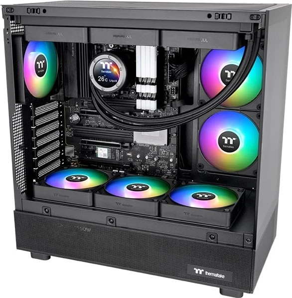 Thermaltake CT120 EX ARGB Sync Reverse Black, schwarz, 120mm, 3er-Pack
