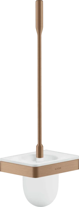 Hansgrohe AXOR Universal Softsquare Toilettenbürstenhalter Wandmontage brushed red gold