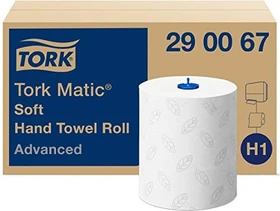 Tork Matic H1 Soft Advanced Papierhandtücher-Rolle 2-lagig weiß,     6 Rollen