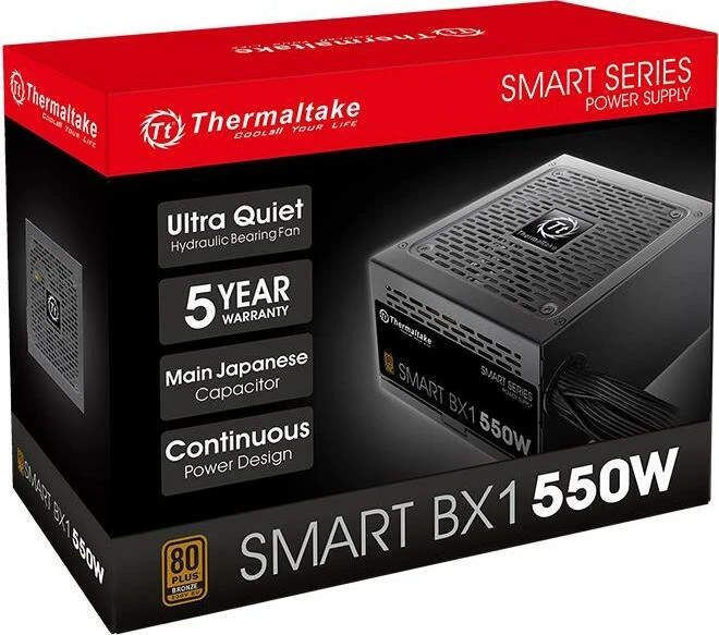 Thermaltake Smart BX1 550W, ATX 2.3