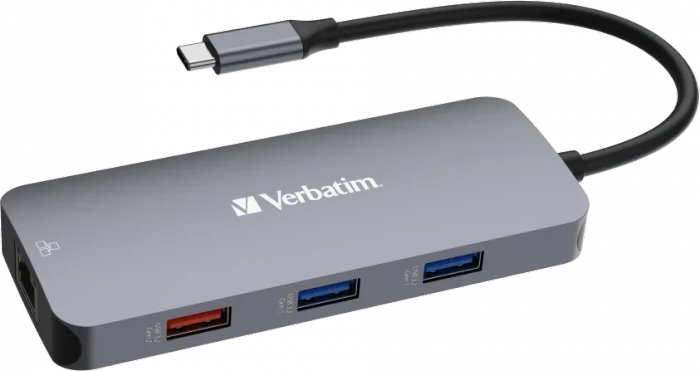 Verbatim USB-C Pro Multiport Hub CMH-09, USB-C 3.1 [Stecker]