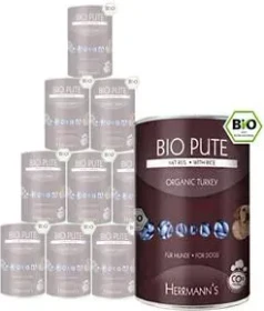 Herrmann's Manufaktur Bio-Pute mit Reis und Gemüse, 4.80kg (12x 400g)