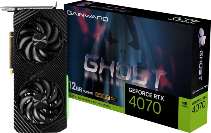 Gainward GeForce RTX 4070 Ghost OC, 12GB GDDR6, HDMI, 3x DP