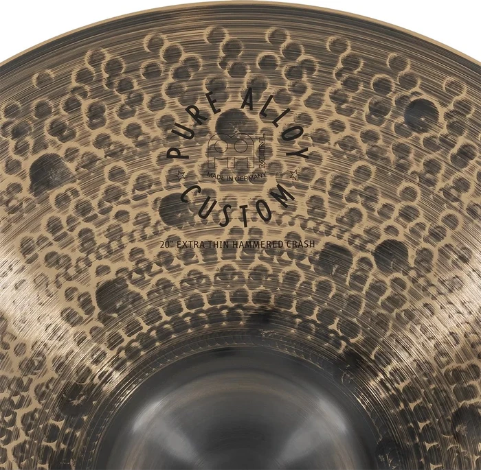Meinl Pure Alloy Custom Extra Thin Hammered Crash 20"
