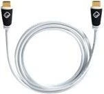Oehlbach Easy Connect High Speed mit Ethernet HDMI 1.4 Kabel weiß, 0.75m