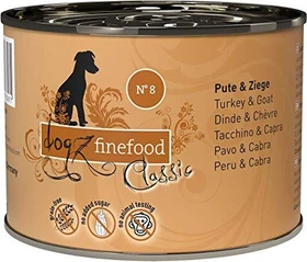 Dogz finefood No. 8 Pute & Ziege, 200g