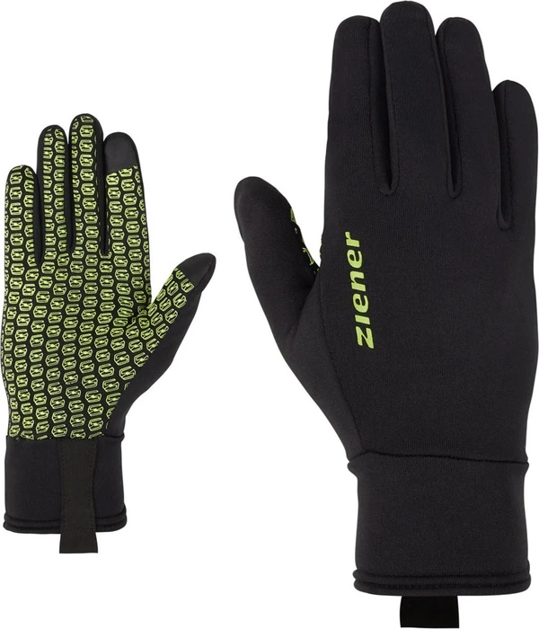 Ziener Isanto Touch Multisport Handschuhe black/bitter lemon