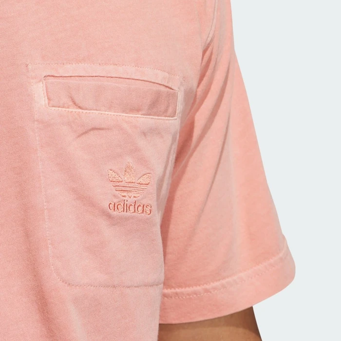 adidas Trefoil Essentials + Dye Pocket T-Shirt kurzarm wonder clay (Herren)