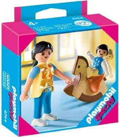 playmobil Special Baby auf Schaukelpferd mit Mama