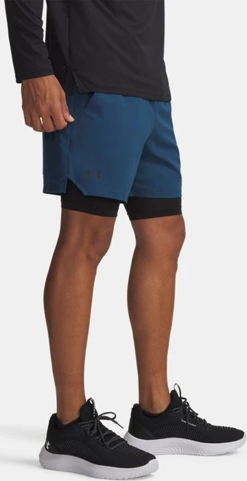 Under Armour Vanish Woven 2-in-1 Hose kurz wham blue/ultimate black (Herren)
