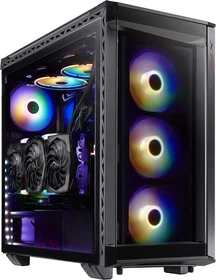 ADATA XPG Battlecruiser, schwarz, Glasfenster