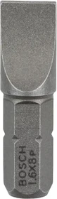 Bosch Professional Extra Hart Schlitz Bit 1/4", 8x25mm, 3 Stück