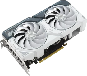 ASUS Dual GeForce RTX 4060 Ti White, DUAL-RTX4060TI-8G-WHITE, 8GB GDDR6, HDMI, 3x DP