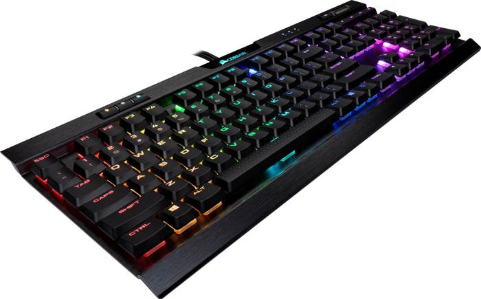 Corsair Gaming K70 RGB MK.2 Low Profile Rapidfire, MX LOW PROFILE RGB SPEED, USB, US