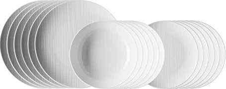 Rosenthal Mesh Weiß Tafelservice, 18-tlg.