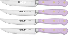 Wüsthof Classic Steakmesser 12cm purple yam, 4 Stück