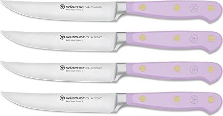 Wüsthof Classic Steakmesser 12cm purple yam, 4 Stück