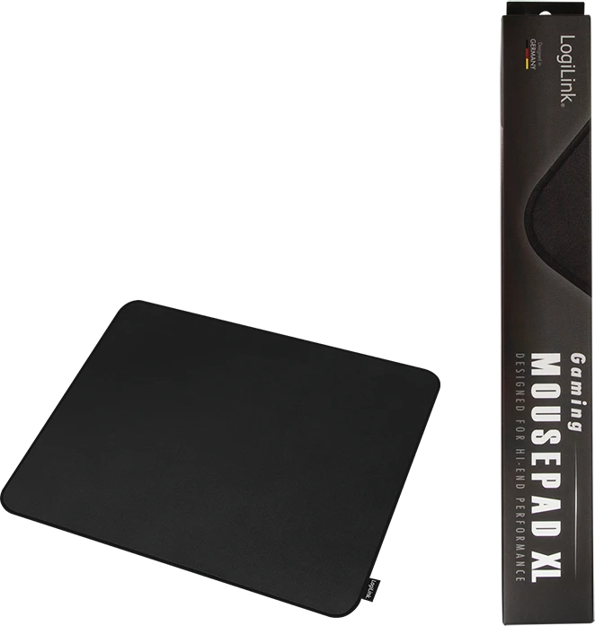 LogiLink Gaming Mauspad schwarz, 455x400mm, Size XL