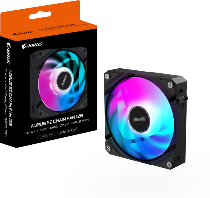 GIGABYTE AORUS EZ Chain Fan 120, schwarz, 120mm