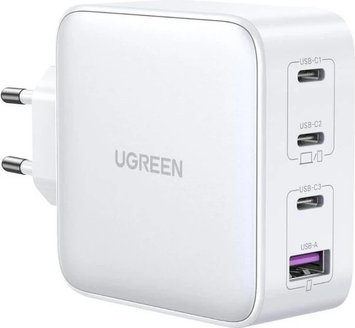 Ugreen Nexode 100W GaN USB-C Wall Charger 4 Ports weiß
