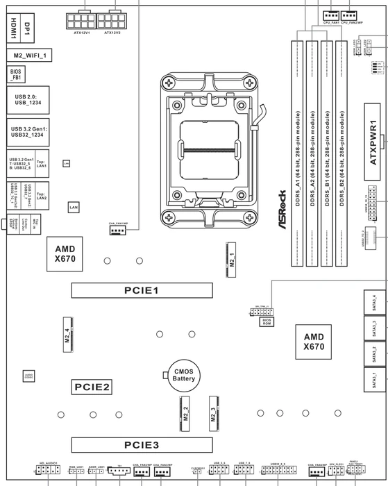 ASRock X670E Steel Legend (AMD AM5)