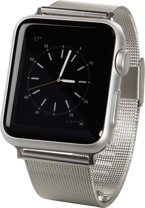 Hama Milanaise-Armband für Apple Watch 38mm silber