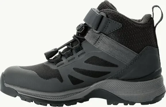 Jack Wolfskin Villi Hiker Texapore Mid schwarz (Junior)
