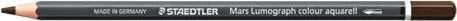 Staedtler Mars Lumograph colour aquarell 104 Aquarellstift Van-Dyke-braun, Kartonetui, 6er-Pack
