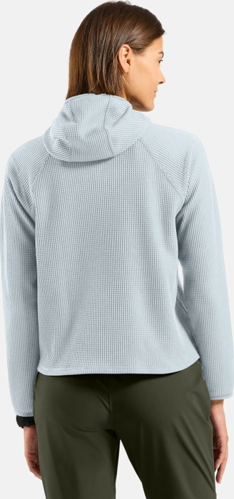 Odlo Cubic Multisport Midlayer Hooded Funktionsshirt langarm baby blue (Damen)