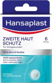 Hansaplast Zweite Haut Schutz Pflaster,     6 Stück
