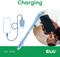 Club 3D USB4 Kabel, 20Gb/s, 240W PD EPR, USB-C Stecker auf USB-C Stecker, 2m, blau Vorschaubild