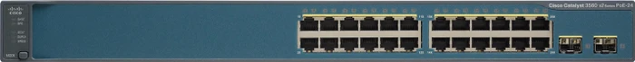 Cisco Catalyst 3560 V2 IP Base Rackmount Managed Switch, 24x RJ-45, 2x SFP, 370W PoE