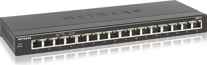 Netgear SOHO GS300 Desktop Gigabit Switch, 16x RJ-45